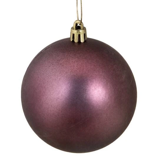 Northlight 32ct. 3.25" 4-Finish Mulberry Shatterproof Ball Ornaments 5 Northlight 32ct. 3.25" 4-Finish Mulberry Shatterproof Ball Ornaments - Image 3