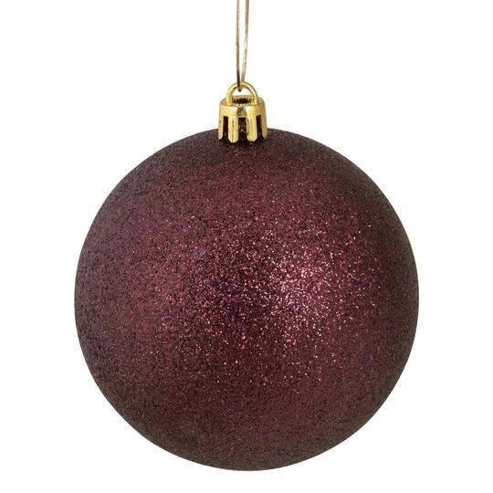 Northlight 32ct. 3.25" 4-Finish Mulberry Shatterproof Ball Ornaments 6 Northlight 32ct. 3.25" 4-Finish Mulberry Shatterproof Ball Ornaments - Image 4