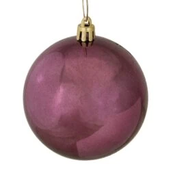 Northlight 32ct. 3.25" 4-Finish Mulberry Shatterproof Ball Ornaments 12 Northlight 32ct. 3.25" 4-Finish Mulberry Shatterproof Ball Ornaments -Northlight D676559S 4