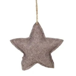 Northlight 4.5" Plaid Plush Star Ornament -Northlight D676567S 4