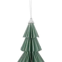 Northlight 6" Glittered Green Christmas Tree Ornament 11 Northlight 6" Glittered Green Christmas Tree Ornament -Northlight D676576S 2