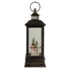 Northlight 11" Black With Brushed Gold LED Snowman Family Christmas Lantern Snow Globe 1 Northlight 11" Black With Brushed Gold LED Snowman Family Christmas Lantern Snow Globe -Northlight D676583S 1