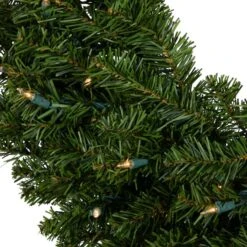 Northlight 30" Pre-Lit Canadian Pine Artificial Christmas Wreath -Northlight D676593S 14