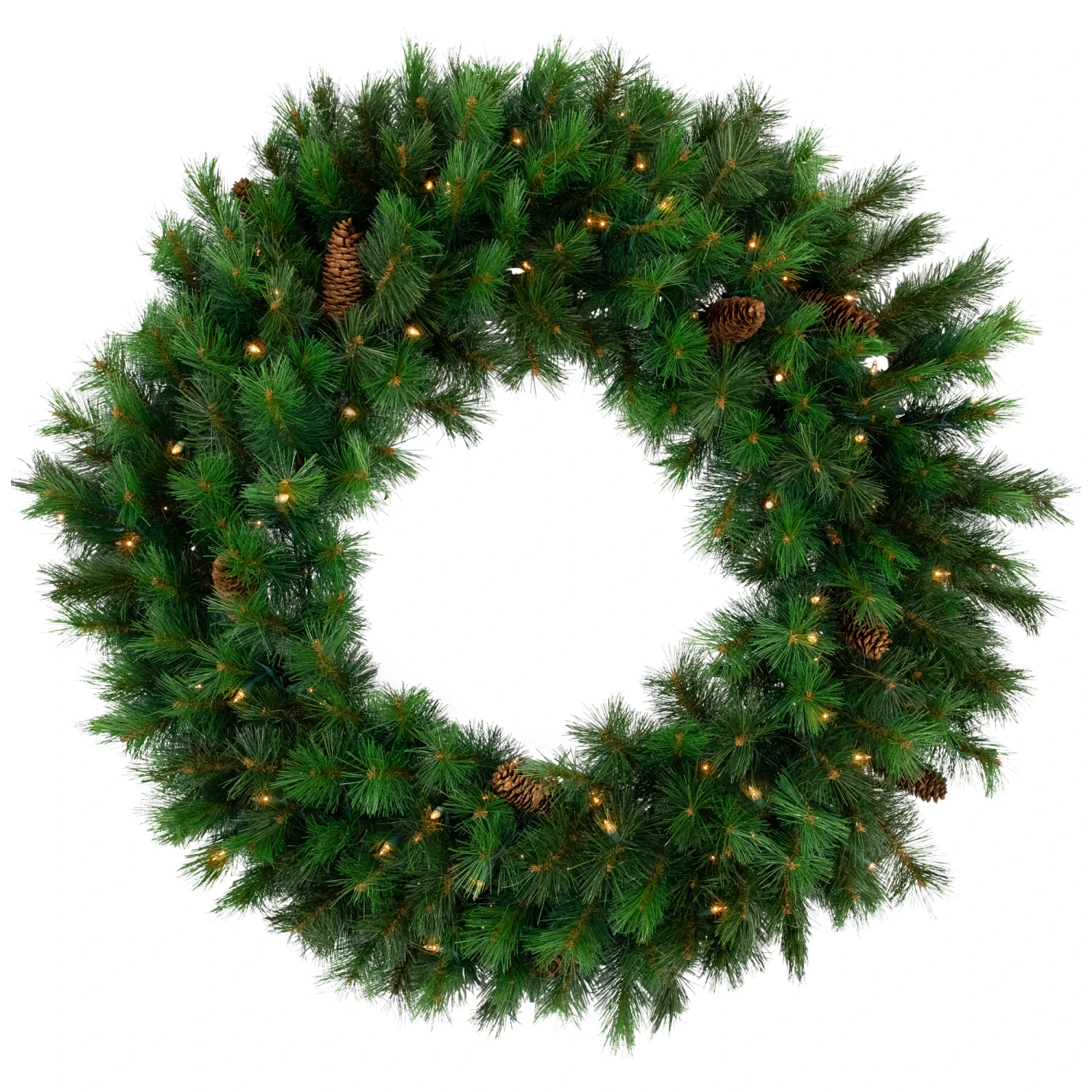 Northlight 48" Pre-Lit Royal Oregon Pine Artificial Christmas Wreath 8 Northlight 48" Pre-Lit Royal Oregon Pine Artificial Christmas Wreath - Image 6