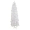Northlight 9ft. Pre-Lit Rapids White Pine Pencil Artificial Christmas Tree, Clear Lights