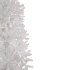 Northlight 9ft. Pre-Lit Rapids White Pine Pencil Artificial Christmas Tree, Clear Lights 12 Northlight 9ft. Pre-Lit Rapids White Pine Pencil Artificial Christmas Tree, Clear Lights -Northlight D676642S 3