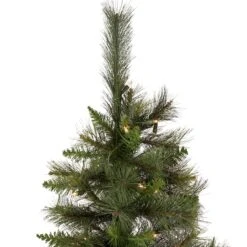Northlight 6.5ft. Pre-Lit Medium Canyon Pine Artificial Christmas Wall Tree, Clear Lights 13 Northlight 6.5ft. Pre-Lit Medium Canyon Pine Artificial Christmas Wall Tree, Clear Lights -Northlight D676676S 4
