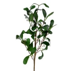 Northlight 24" Green And White Snow Mistletoe Artificial Christmas Spray -Northlight D676704S 2