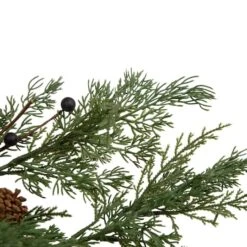 Northlight 5ft. Pine & Blueberry With Pinecones Christmas Garland -Northlight D676710S 3