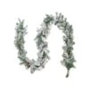 Northlight 9ft. Pre-Lit Flocked Victoria Pine Christmas Garland 2 Northlight 9ft. Pre-Lit Flocked Victoria Pine Christmas Garland -Northlight D676713S 1