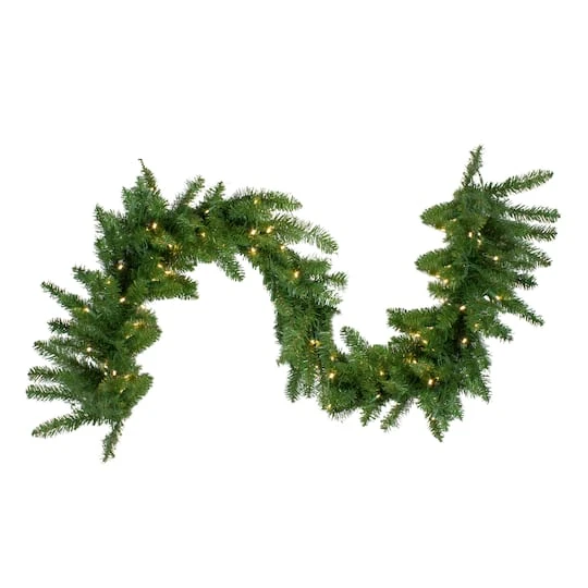 Northlight 25ft. Pre-Lit Buffalo Fir Commercial Christmas Garland 3 Northlight 25ft. Pre-Lit Buffalo Fir Commercial Christmas Garland