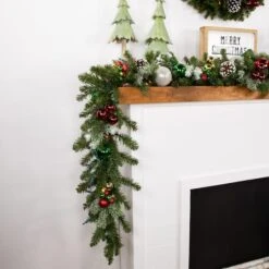 Northlight 9ft. Pre-Lit Canadian Pine Christmas Garland 21 Northlight 9ft. Pre-Lit Canadian Pine Christmas Garland -Northlight D676717S 14