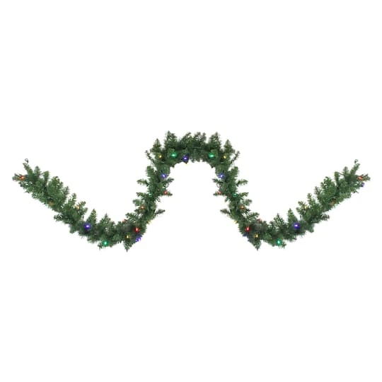 Northlight 9ft. Pre-Lit Northern Pine Christmas Garland 4 Northlight 9ft. Pre-Lit Northern Pine Christmas Garland - Image 2