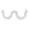 Northlight 9ft. Icy White Iridescent Spruce Christmas Garland -Northlight D676727S 1