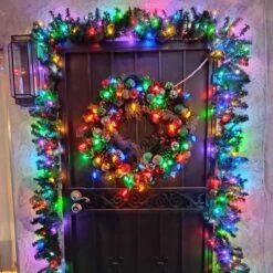 Northlight 9ft. Canadian Pine 2-Tone Christmas Garland -Northlight D676730S 16