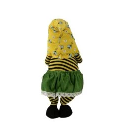 Northlight 19" Girl Bumblebee & Daisy Hat Springtime Gnome -Northlight D688748S 5