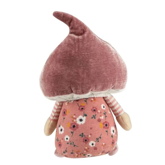 Northlight 10.5" Pink Springtime Floral Mushroom Gnome 8 Northlight 10.5" Pink Springtime Floral Mushroom Gnome - Image 6