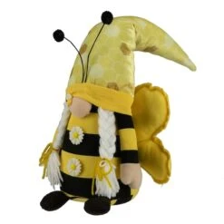 Northlight 17" Black & Yellow Bumblebee Girl Springtime Gnome -Northlight D688769S 3