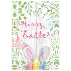 Northlight Happy Easter Bunny Ears Outdoor House Flag 28" X 40" -Northlight D688786S 2