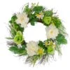 Northlight Mixed Floral Artificial Spring Wreath 22" -Northlight D688805S 1