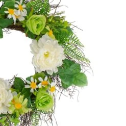 Northlight Mixed Floral Artificial Spring Wreath 22" -Northlight D688805S 3