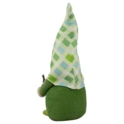 Northlight 9" Green & Blue Plaid Springtime Gnome 13 Northlight 9" Green & Blue Plaid Springtime Gnome -Northlight D688812S 5
