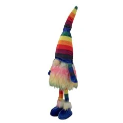 Northlight 20.5" Bright Rainbow Striped Springtime Gnome -Northlight D688813S 4