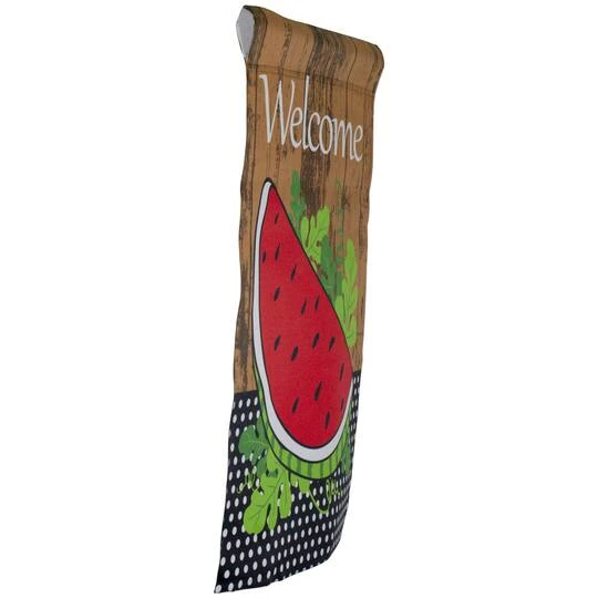 Northlight Welcome Watermelon Slice Spring Outdoor Garden Flag 7 Northlight Welcome Watermelon Slice Spring Outdoor Garden Flag - Image 5