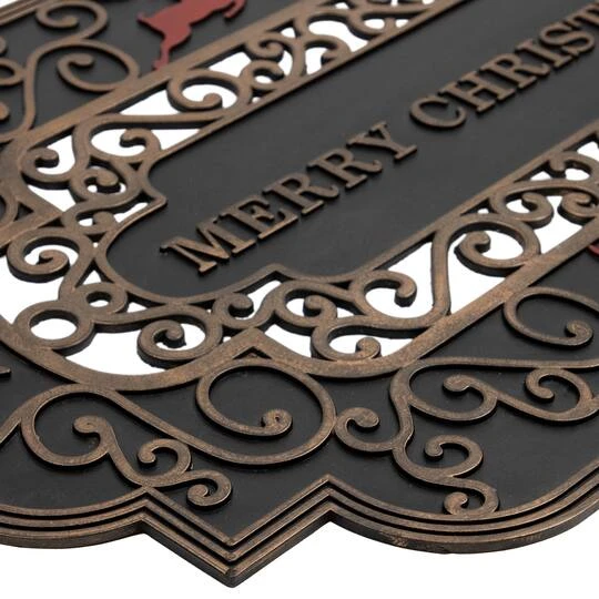 Northlight Red Reindeer Merry Christmas Doormat 9 Northlight Red Reindeer Merry Christmas Doormat - Image 7