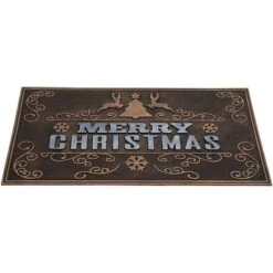Northlight Gold & Silver Reindeer Merry Christmas Doormat 21 Northlight Gold & Silver Reindeer Merry Christmas Doormat -Northlight D716664S 16