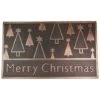 Northlight 30" Black & Gold Merry Christmas Doormat 1 Northlight 30" Black & Gold Merry Christmas Doormat -Northlight D716723S 1
