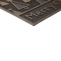 Northlight 30" Black & Gold Merry Christmas Doormat -Northlight D716723S 4