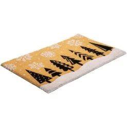 Northlight 30" Natural Coir Trees & Snowflakes Christmas Doormat 13 Northlight 30" Natural Coir Trees & Snowflakes Christmas Doormat -Northlight D716731S 4