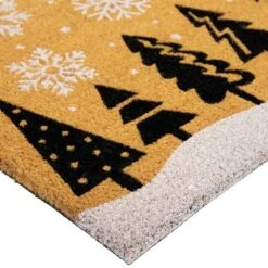 Northlight 30" Natural Coir Trees & Snowflakes Christmas Doormat 14 Northlight 30" Natural Coir Trees & Snowflakes Christmas Doormat -Northlight D716731S 5