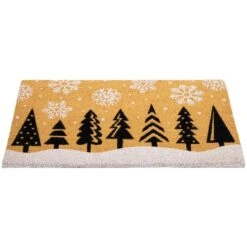 Northlight 30" Natural Coir Trees & Snowflakes Christmas Doormat 15 Northlight 30" Natural Coir Trees & Snowflakes Christmas Doormat -Northlight D716731S 6