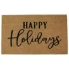 Northlight 30" Happy Holidays Natural Coir Christmas Doormat 2 Northlight 30" Happy Holidays Natural Coir Christmas Doormat -Northlight D716733S 1