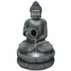 Northlight 32" Buddha In Sukhasana Pose Outdoor Garden Water Fountain -Northlight D716936S 1