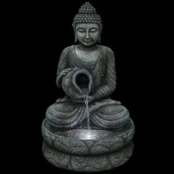 Northlight 32" Buddha In Sukhasana Pose Outdoor Garden Water Fountain -Northlight D716936S 3