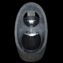 Northlight 30" LED Modern Style Outdoor Garden Water Fountain -Northlight D716937S 3