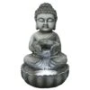 Northlight 22" Buddha In Sukhasana Pose Outdoor Garden Water Fountain -Northlight D716943S 1