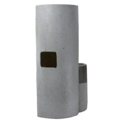 Northlight 24" Gray Speckled Modern Style 3-Tier Rainfall Outdoor Water Fountain -Northlight D716947S 6