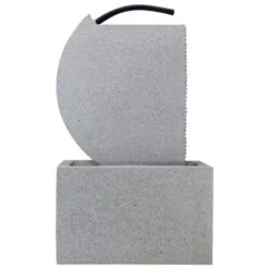 Northlight 20" Gray Modern Style Rainfall Outdoor Water Fountain -Northlight D716949S 6