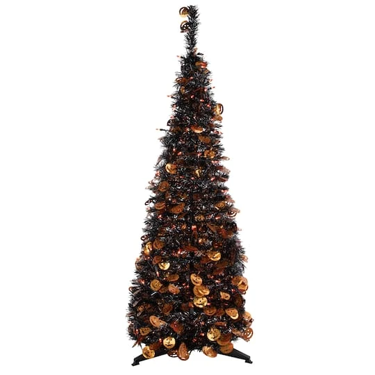 Northlight 4ft. Fall Harvest Pop Up Artificial Thanksgiving Tree With Pumpkins, Orange Lights 3 Northlight 4ft. Fall Harvest Pop Up Artificial Thanksgiving Tree With Pumpkins, Orange Lights