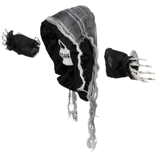 Northlight 10" Spooky Skeleton 3D Halloween Window Decoration 7 Northlight 10" Spooky Skeleton 3D Halloween Window Decoration - Image 5