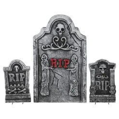 Northlight Tombstone Outdoor Halloween Decoration Set 12 Northlight Tombstone Outdoor Halloween Decoration Set -Northlight D736629S 3