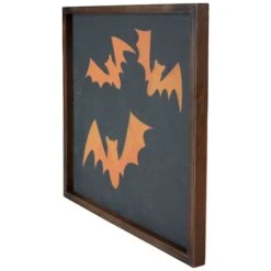 Northlight Orange Bat Silhouettes Framed Halloween Wall Décor 8 Northlight Orange Bat Silhouettes Framed Halloween Wall Décor -Northlight D736632S 2