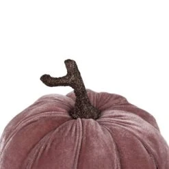 Northlight 6.25" Pink Velour Pumpkin Fall Harvest Decoration -Northlight D736659S 2