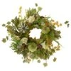 Northlight 24" Pumpkins & Berries Artificial Fall Harvest Twig Wreath