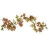 Northlight 5ft. Maple Leaves & Berries Artificial Fall Harvest Garland 1 Northlight 5ft. Maple Leaves & Berries Artificial Fall Harvest Garland -Northlight D736687S 1