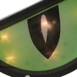 Northlight 20" Lighted Green Eyes Halloween Window Silhouette Decoration -Northlight D736706S 4